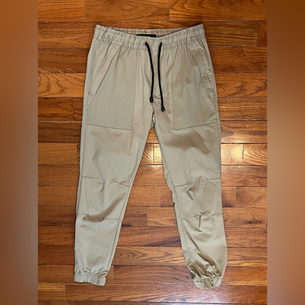 Regal Exchange Women’s Medium Khaki Joggers Cotton Blend Preowned